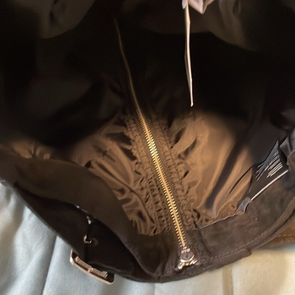 NWT Edgy Cargo Mini Skirt 4 Black Zipper Contemporary Minimalist grunge Divided - Picture 13 of 15